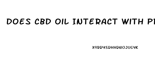 Does Cbd Oil Interact With Prednisone