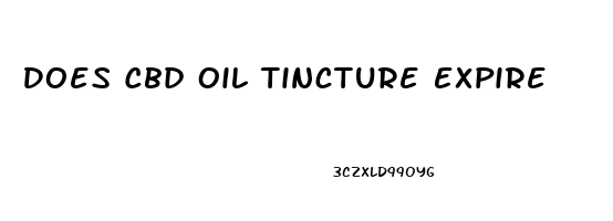 Does Cbd Oil Tincture Expire