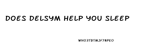 Does Delsym Help You Sleep