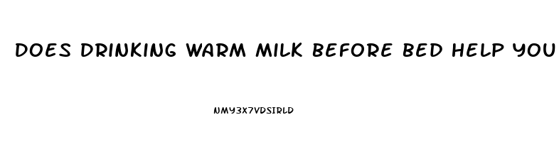 Does Drinking Warm Milk Before Bed Help You Sleep