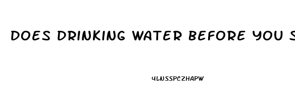 Does Drinking Water Before You Sleep Help You Lose Weight