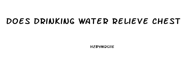 Does Drinking Water Relieve Chest Pain