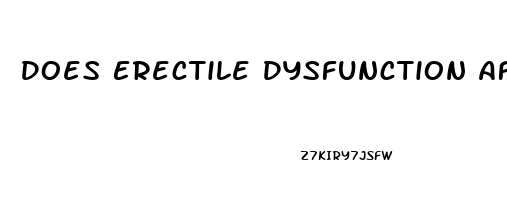 Does Erectile Dysfunction Affect Sperm Count