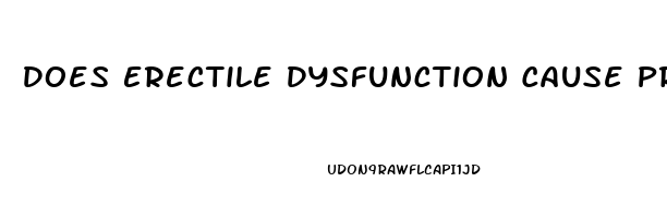 Does Erectile Dysfunction Cause Prostate Cancer