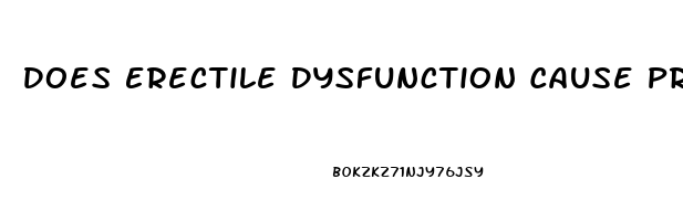 Does Erectile Dysfunction Cause Prostate Cancer