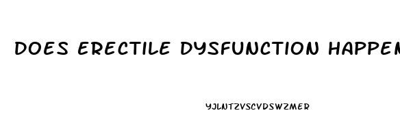 Does Erectile Dysfunction Happen Suddenly