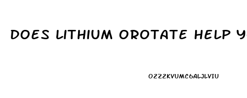 Does Lithium Orotate Help You Sleep