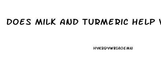 Does Milk And Turmeric Help With Sleep