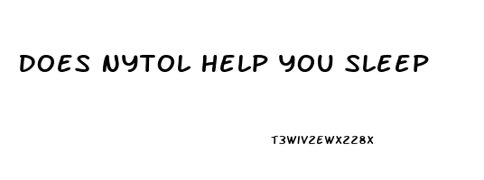 Does Nytol Help You Sleep