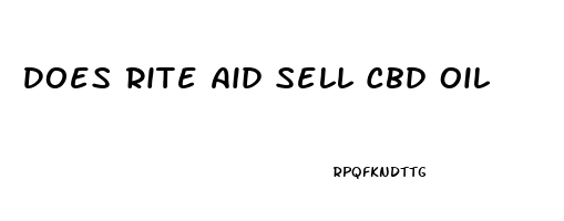 Does Rite Aid Sell Cbd Oil