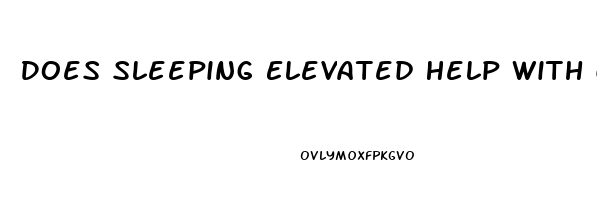 Does Sleeping Elevated Help With Congestion