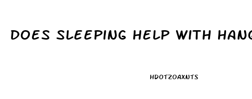 Does Sleeping Help With Hangover