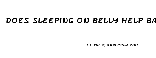 Does Sleeping On Belly Help Baby With Gas