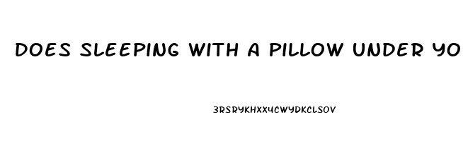 Does Sleeping With A Pillow Under Your Back Help Posture