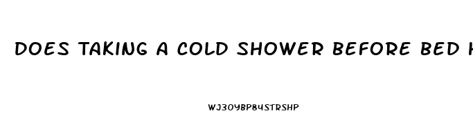 Does Taking A Cold Shower Before Bed Help You Sleep