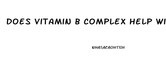 Does Vitamin B Complex Help With Sleep