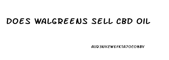 Does Walgreens Sell Cbd Oil