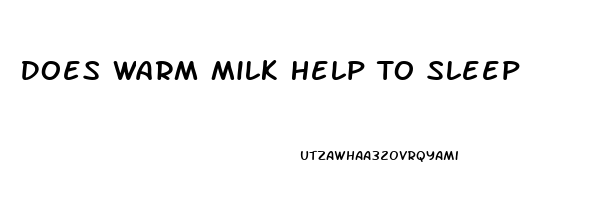 Does Warm Milk Help To Sleep