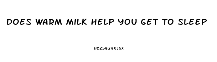 Does Warm Milk Help You Get To Sleep