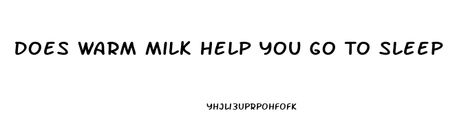 Does Warm Milk Help You Go To Sleep