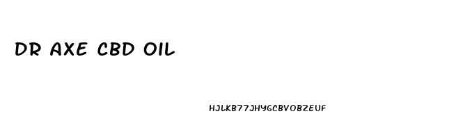 Dr Axe Cbd Oil