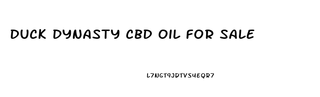 Duck Dynasty Cbd Oil For Sale