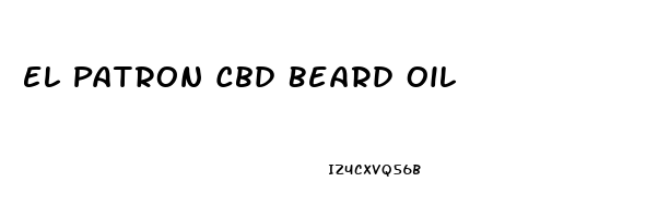 El Patron Cbd Beard Oil