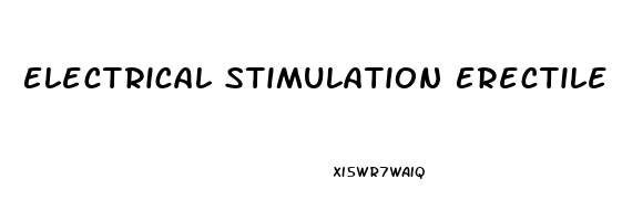 Electrical Stimulation Erectile Dysfunction