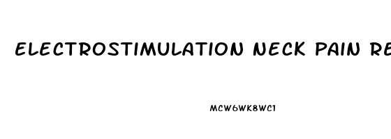 Electrostimulation Neck Pain Reliever