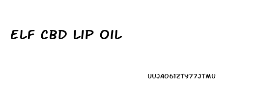 Elf Cbd Lip Oil