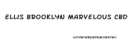 Ellis Brooklyn Marvelous Cbd Massage And Body Oil