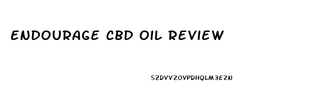 Endourage Cbd Oil Review