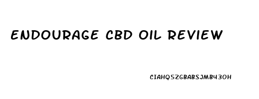 Endourage Cbd Oil Review