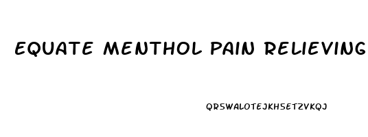 Equate Menthol Pain Relieving Patch