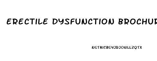 Erectile Dysfunction Brochure Mail
