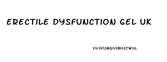 Erectile Dysfunction Gel Uk