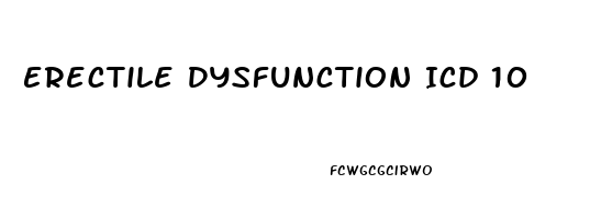 Erectile Dysfunction Icd 10