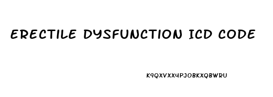 Erectile Dysfunction Icd Code