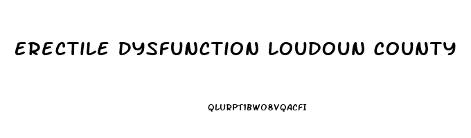 Erectile Dysfunction Loudoun County