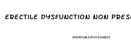 Erectile Dysfunction Non Prescription Drugs