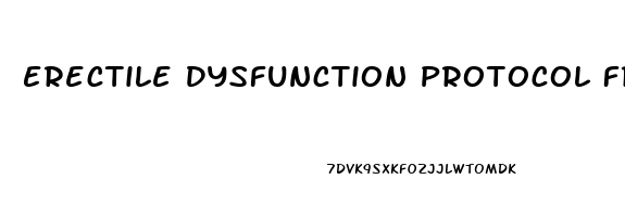 Erectile Dysfunction Protocol Free Download