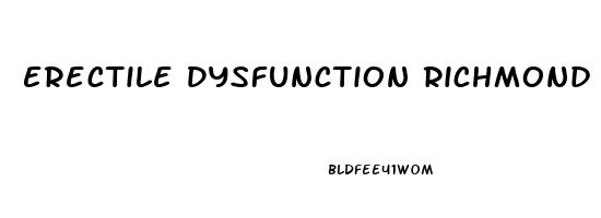 Erectile Dysfunction Richmond Va