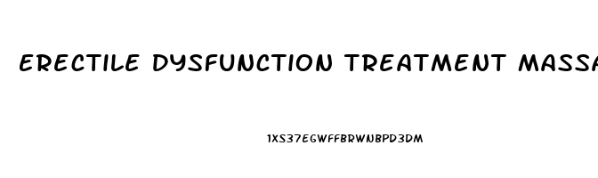 Erectile Dysfunction Treatment Massage