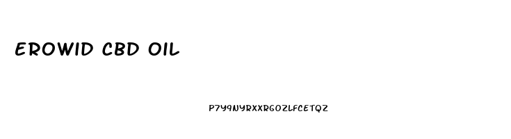 Erowid Cbd Oil