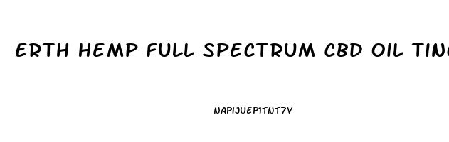 Erth Hemp Full Spectrum Cbd Oil Tincture Passion Fruit