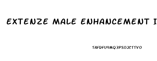 Extenze Male Enhancement Instructions