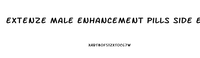 Extenze Male Enhancement Pills Side Effects