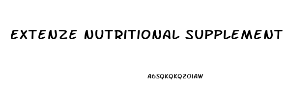 Extenze Nutritional Supplement Male Enhancement Review