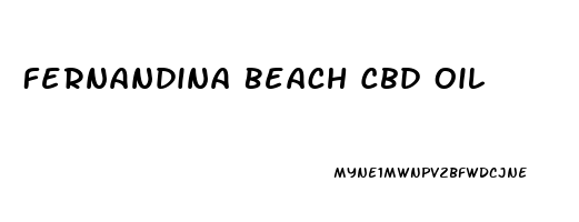 Fernandina Beach Cbd Oil