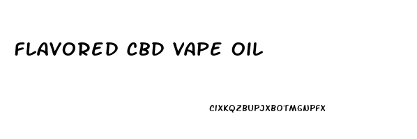 Flavored Cbd Vape Oil